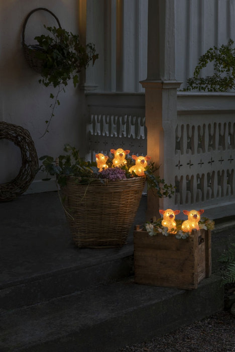 Ljusslinga Grisar LED Konstsmide